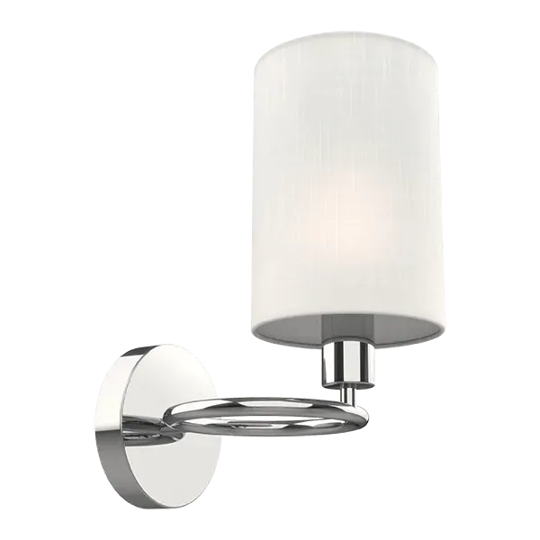 LUKAS WALL LAMP 1XE14 WHITE/CHROME