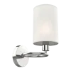 LUKAS WALL LAMP 1XE14 WHITE/CHROME