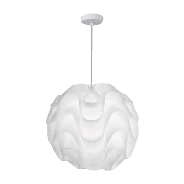 LUNA PENDANT 1xE27 WHITE