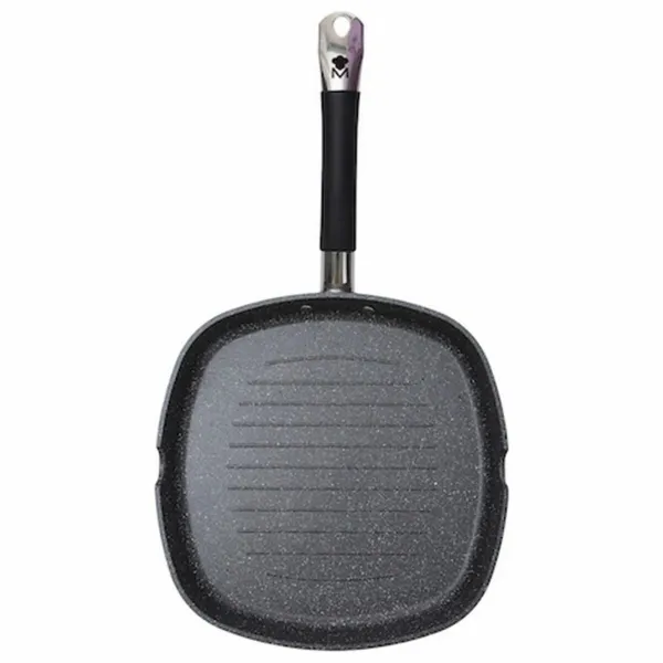 Grillaus Masterpro BGMP-3287-BK Alumiini Karkaistu alumiini Ø 28 cm 28 x 28 x 4,5 cm (4 Kappaletta)
