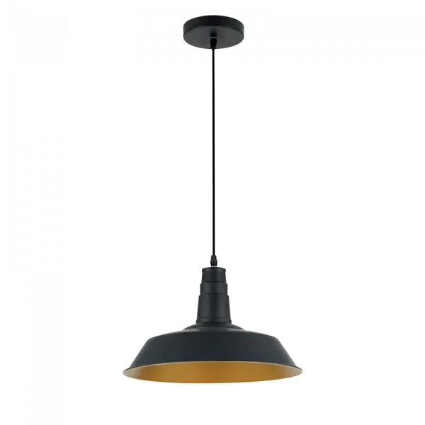 MATT PENDANT 1XE27 BLACK D360mm