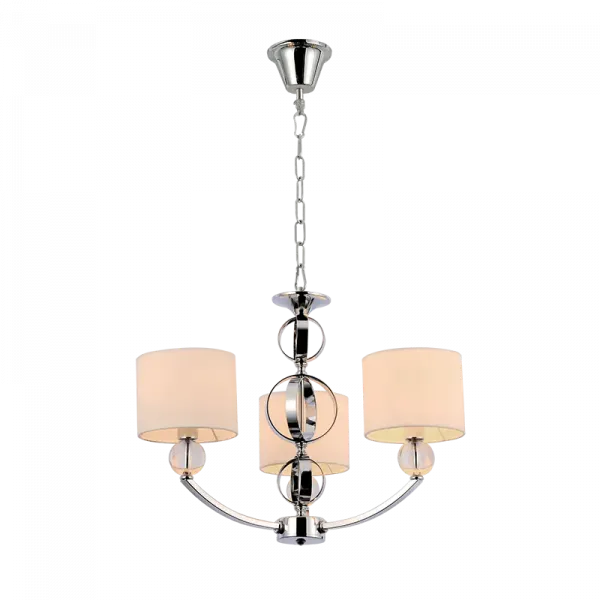 MAYA CHANDELIER 3XE27 CHROME D550XH400mm