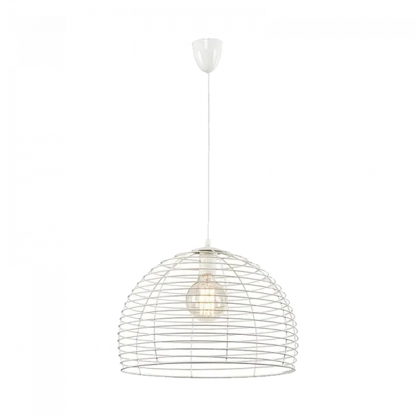 LUCCA PENDANT 1xE27 WHITE