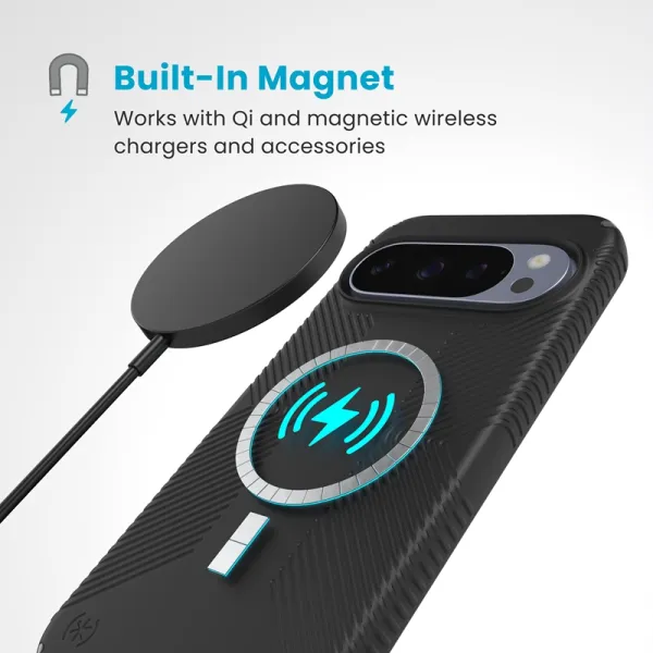 Speck Presidio2 Grip Magnet - Case Google Pixel 10 Pro XL (Black/Slate Grey)