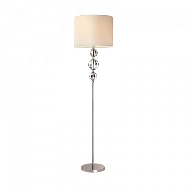 MAYA FLOOR LAMP 1XE27 CHROME D400XH1630mm