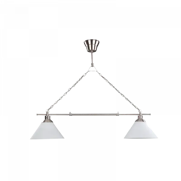 MOLLY CHANDELIER 2XE27 SATIN NICKEL