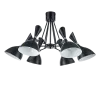 MORGAN CHANDELIER 6xE14 BLACK