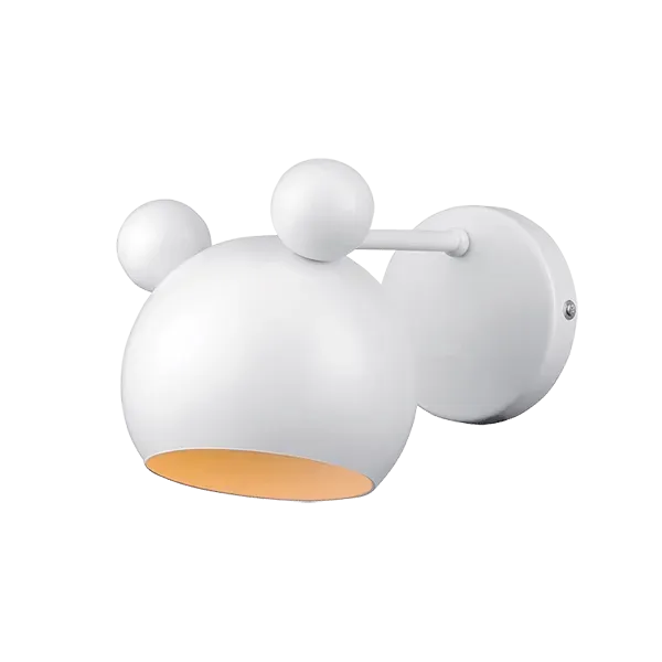 MICKEY WALL LAMP 1XE27 WHITE