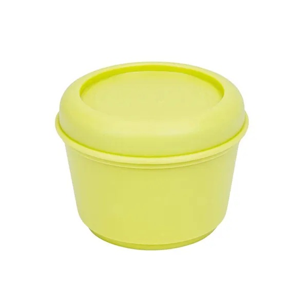 Maisto konservavimo konteineris Milan Sunset Geltona Plastmasinis Apskritas 250 ml Ø 10 x 7 cm