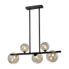 OLENA CHANDELIER 5xG9 HORIZONTAL BLACK