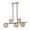 OLENA CHANDELIER 5xG9 HORIZONTAL GOLD