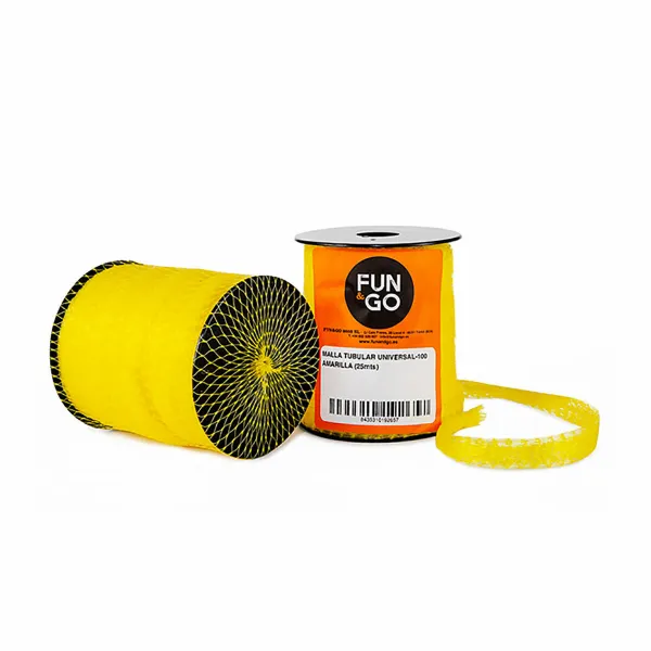 Tubular netting for packaging Fun&Go Universal-100 Geltona 25 m