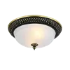 PETRA M CEILING LAMP 2XE27 380mm BLACK