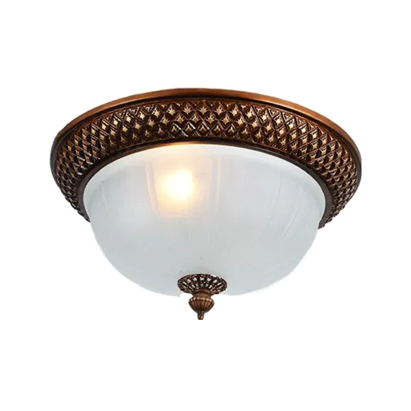 PETRA M CEILING LAMP 2XE27 380mm BRONZE