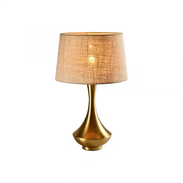 PIETRO TABLE LAMP 1XE27 GOLD/FLAX