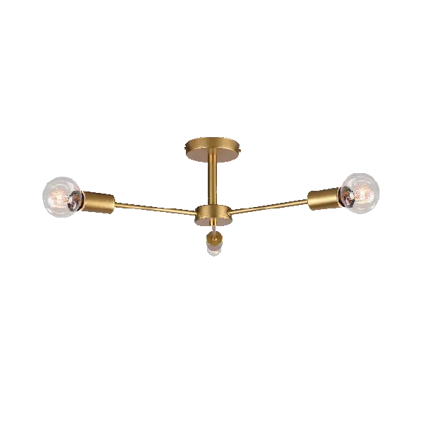 ROXI CHANDELIER 3XE27 GOLD