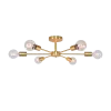 ROXI CHANDELIER 6XE27 GOLD