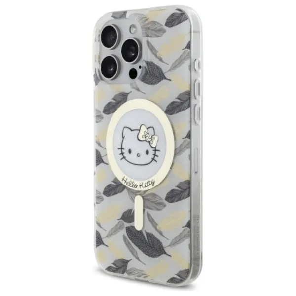 Hello Kitty IML Golden Leaves MagSafe - Case for iPhone 16 Pro Max (white)