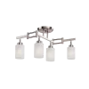 SARA CHANDELIER 4XE27 SATIN NIKEL