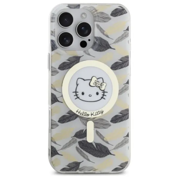 Hello Kitty IML Golden Leaves MagSafe - Case for iPhone 16 Pro Max (white)