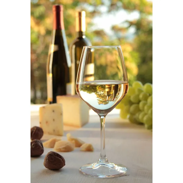 Set of wine glasses Alpina Caurspīdīgs 370 ml (6 gb.)