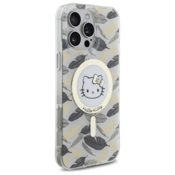Hello Kitty IML Golden Leaves MagSafe - Case for iPhone 16 Pro Max (white)