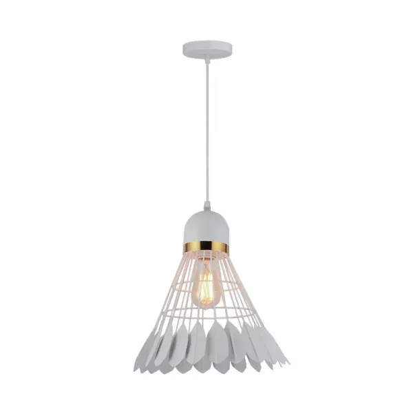 SHUTTLE PENDANT 1xE27 WHITE