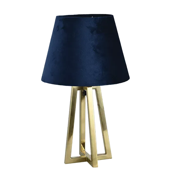 SIENA TABLE LAMP 1XE27 BRONZE/BLUE