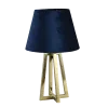 SIENA TABLE LAMP 1XE27 BRONZE/BLUE