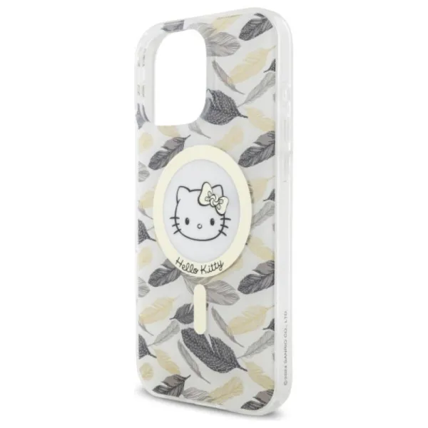 Hello Kitty IML Golden Leaves MagSafe - Case for iPhone 16 Pro Max (white)