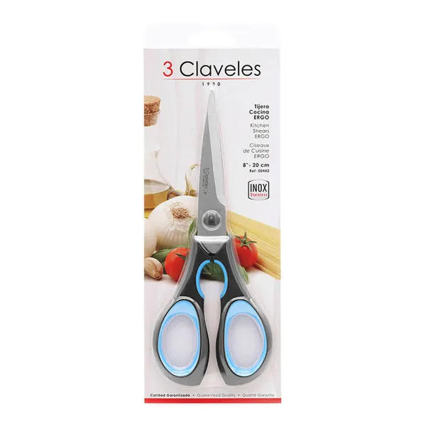Кухонные ножницы 3 Claveles 8" Нержавеющая сталь