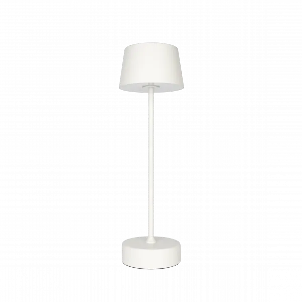 SONIA TABLE LAMP 3W WHITE WITH  DIMMER &amp BATTERY