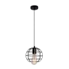 TARA PENDANT 1XE27 BLACK