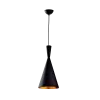 TIM-1A PENDANT 1xE27 D190mm, BLACK/GOLD