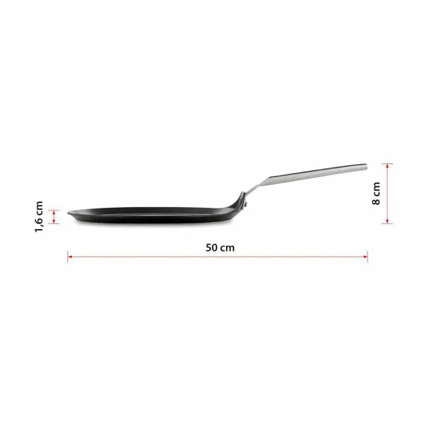 Lettupannu Valira 4656/25 Ø 28 cm Musta Alumiini