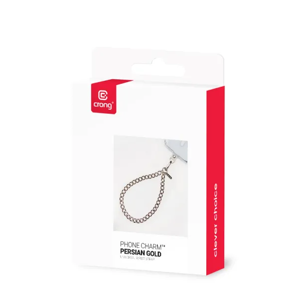 Crong Phone Charm - Lanyard Phone Pendant (Persian Gold)