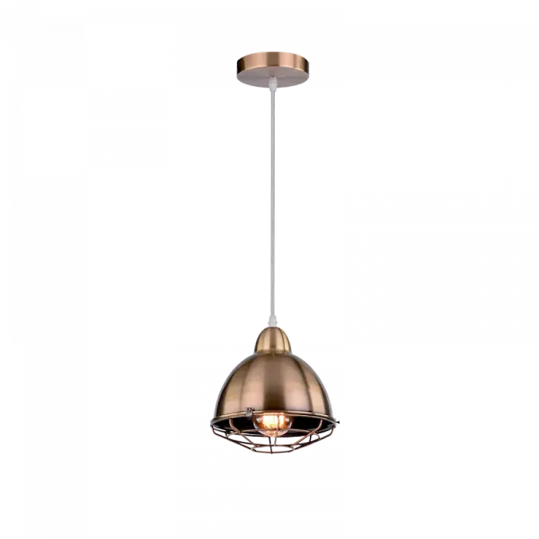 TYLER-1B PENDANT 1XE27 ANTIQUE BRASS D195mm