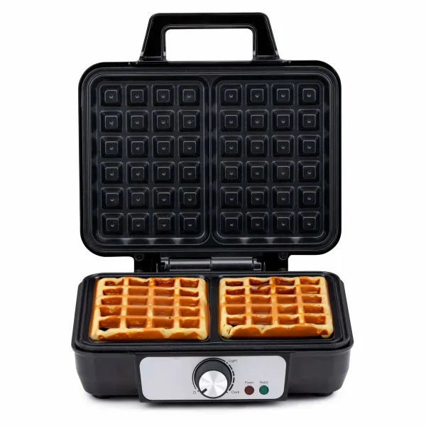 Elektrinė vaflinė Alpina 1000 W Sidabras