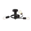 TWIST CHANDELIER 3XE27 BLACK