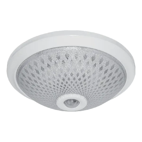 CEILING FIXTURE WITH SENSOR 2XE27 D300mm WHITE