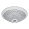 CEILING FIXTURE WITH SENSOR 2XE27 D300mm WHITE