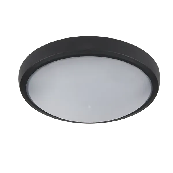 LED ROUND CEILING FIXTURE BRLED 12W BLACK IP54