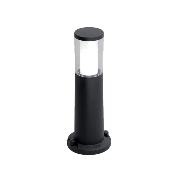 CARLO LED GARDEN FIXTURE 6W CCT 4000K IP55 400mm BLACK