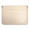 Guess Saffiano Triangle Logo Sleeve - Notebook case 16" (Beige)