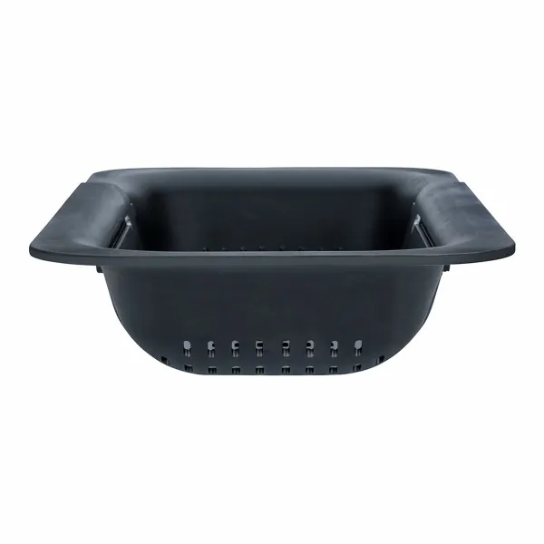 Extendable Dish Drainer for Sink Wenko Sievo 55012100 Black