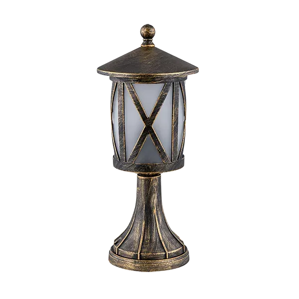 ERIK LANTERN STAND 1XE27 ANTIQUES BRASS H370mm