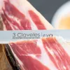 Набор ветчинного ножа и точильного стержня 3 Claveles Evo 25 cm 2 Предметы