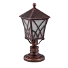 ALEK LANTERN STAND 1XE27 BLACK RED BRASS H370mm