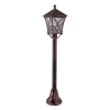 ALEK LANTERN STAND 1XE27 BLACK RED BRASS H830mm