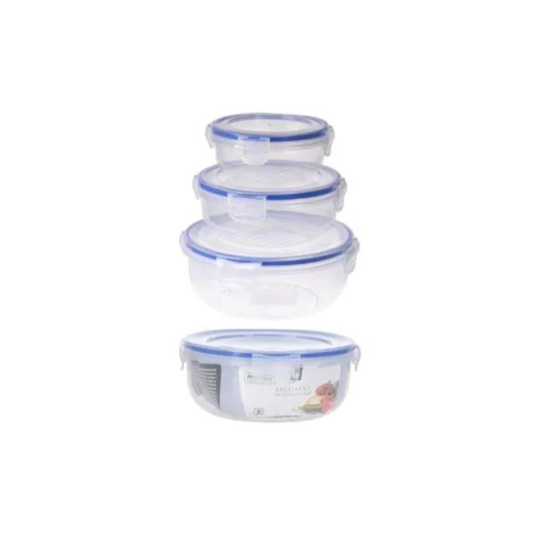 Набор судков Excellent Houseware 024000670 Пластик Круглая 400 ml 800 ml 1,4 L 3 штук